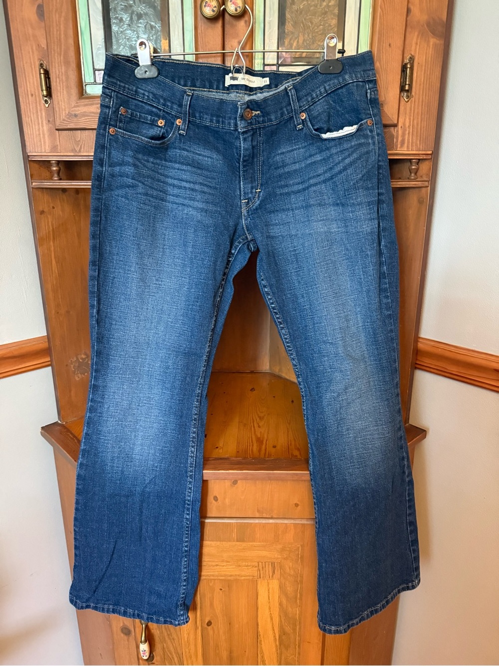 Levi's 524 Too Superlow Bootcut Jeans - Juniors 11 (Fits Women's 10 / 30")